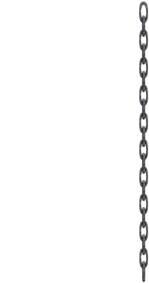 Vertical Metal Chainon Blue Background PNG Image