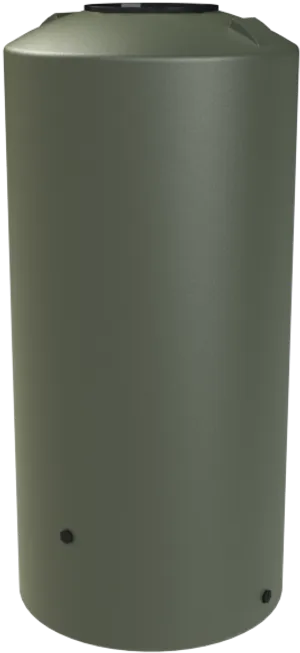 Vertical Water Storage Tank Green PNG Image