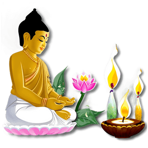 Vesak Day Celebration PNG mgt32 PNG with transparent background