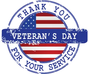 Veterans Day Appreciation Seal PNG Image