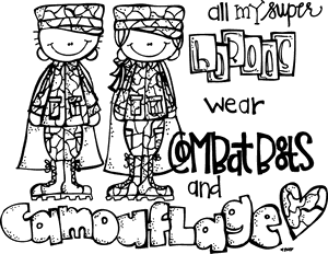 Transparent Military Clip Art - Coloring Pages To Thank Military, HD Png Download PNG with transparent background