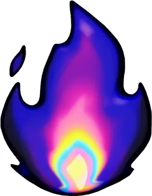 Vibrant Abstract Fire Art PNG Image