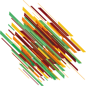 Vibrant Abstract Geometric Shards PNG Image