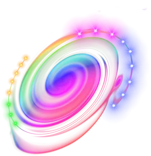 Vibrant Abstract Swirl PNG Image