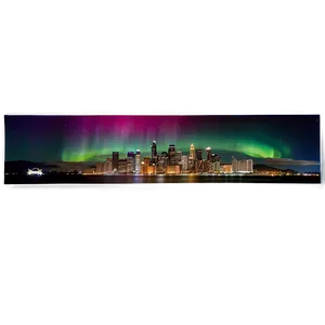 Vibrant Aurora Skyline Png Oom PNG Image