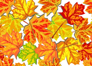 Vibrant Autumn Leaves Pattern.jpg PNG Image