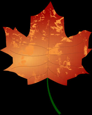 Vibrant Autumn Maple Leaf PNG image with transparent background