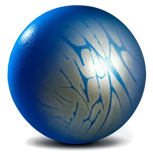 Vibrant Blue Ball Png Vyr PNG Image