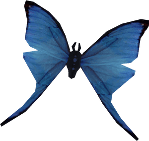 Vibrant_ Blue_ Butterfly_ Transparent_ Background.png PNG image with transparent background