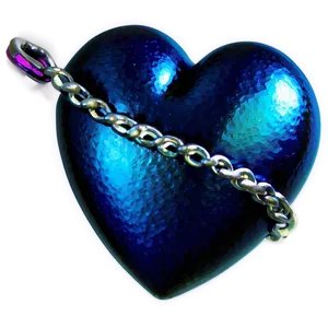 Vibrant Blue Heart Png Scd PNG Image