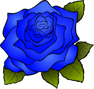 Blue Rose Png, Transparent Png PNG image with transparent background
