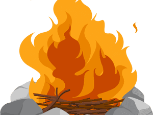 Campfire Clipart Fire Ring - Campfire Transparent Background, HD Png Download PNG with transparent background