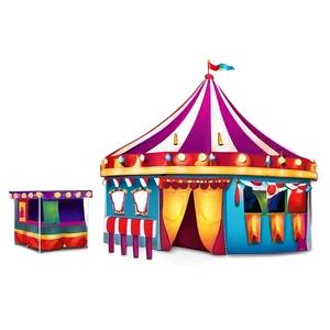 Vibrant Carnival Tent Artwork Png Cxp91 PNG Image