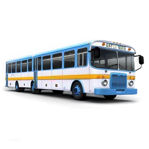 Vibrant Cartoon Bus Artwork Png 06272024 PNG Image