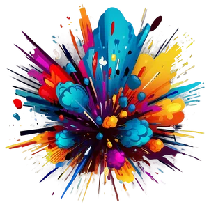 Vibrant Cartoon Explosion Png 99 PNG Image