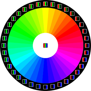 Clip Art File Rgb Svg Wikimedia - Color Wheel Test Print, HD Png Download PNG with transparent background