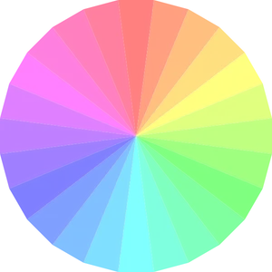 Vibrant Color Wheel.png PNG Image