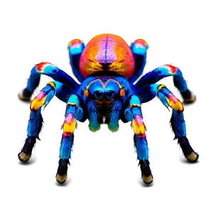 Vibrant Colored Tarantula Png 4 PNG Image