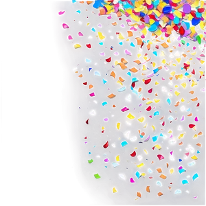 Vibrant Confetti Png Mji PNG Image