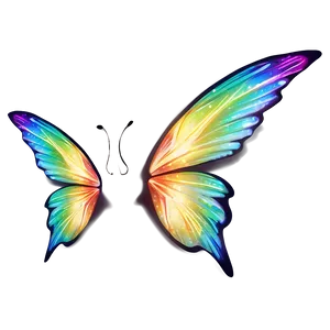 Vibrant Fairy Wings Silhouette Png 05252024 PNG Image