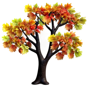 Vibrant Fall Tree Png 06122024 PNG Image