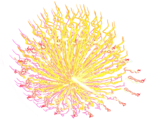 Vibrant Firework Explosion PNG Image