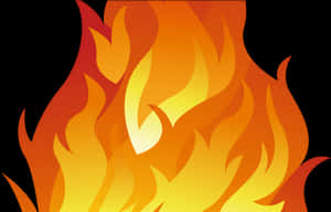 Vibrant_ Flame_ Graphic PNG image with transparent background