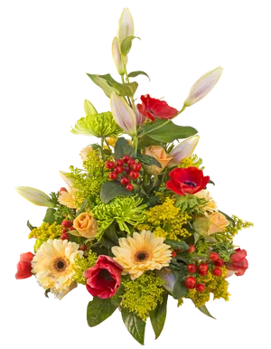 Vibrant_ Floral_ Arrangement.png PNG Image