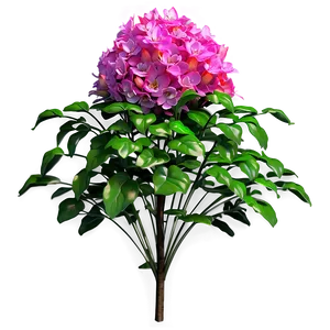 Vibrant Flower Bush Png 41 PNG Image