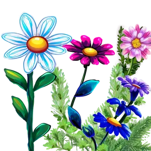 Vibrant Flower Garden Picture Png 75 PNG Image