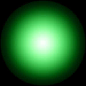 Vibrant Green Gradient Circle PNG image with transparent background