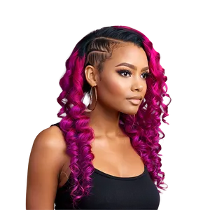 Vibrant Hair Edges Png Nrg PNG Image