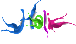 Vibrant_ Holi_ Celebration_ Artwork PNG Image