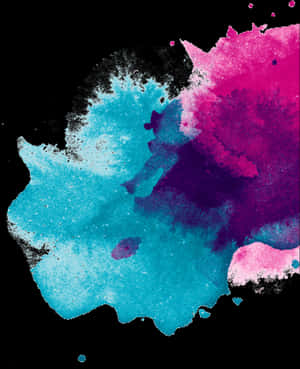 Vibrant Ink Splash PNG image with transparent background