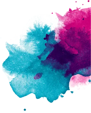 Vibrant Ink Splash PNG Image