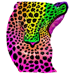 Vibrant Leopard Pattern Png 19 PNG Image