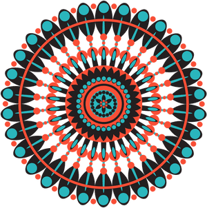 Mandala, Geometric, Pattern, Shapes, Circle - Pattern Of Geometric Shapes, HD Png Download PNG