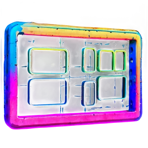 Vibrant Neon Rectangle Png 06272024 PNG Image