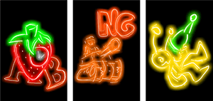 Newgrounds Neon Lights - Neon Sign, HD Png Download PNG with transparent background