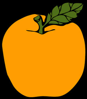 Vibrant Orange Fruit Illustration PNG image with transparent background