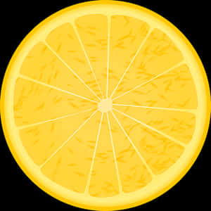 Vibrant Orange Slice Illustration PNG image with transparent background