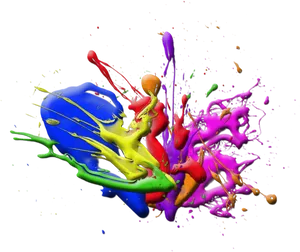 Vibrant_ Paint_ Explosion PNG Image