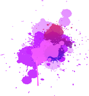 Vibrant_ Paint_ Splatter PNG with transparent background