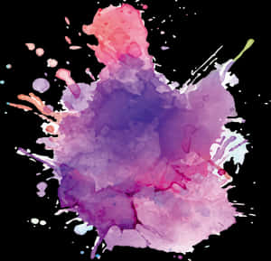 Vibrant_ Paint_ Splatter_ Artwork PNG image with transparent background