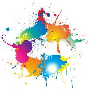 Vibrant_ Paint_ Splatter_ Background PNG Image