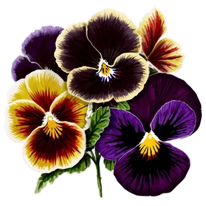 Vibrant Pansy Blossom Png Fao31 PNG Image