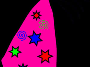 Vibrant Party Hat Illustration PNG image with transparent background