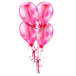 Vibrant Pink Balloons Party Png 06122024 PNG Image