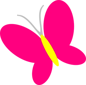 Vibrant_ Pink_ Butterfly_ Graphic PNG Image