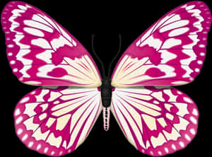 Butterfly Emoji Pink, HD Png Download PNG